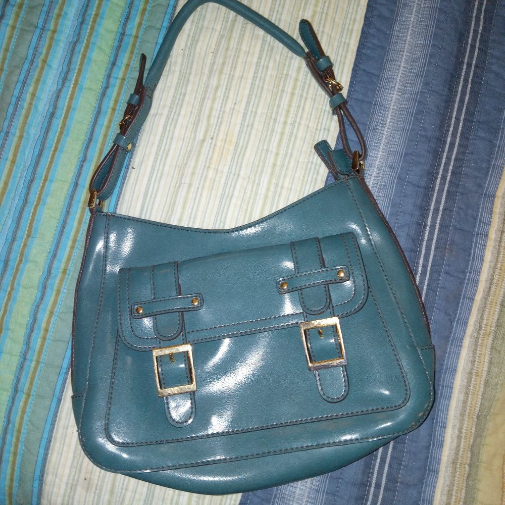 JC Penny Teal Tote Bag